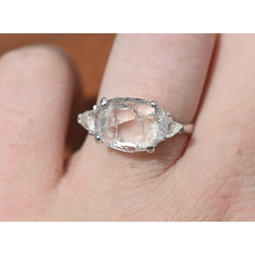 Lake County diamond engagement rings, raw crystal size 4 5 6 7 8 8 9 10 11